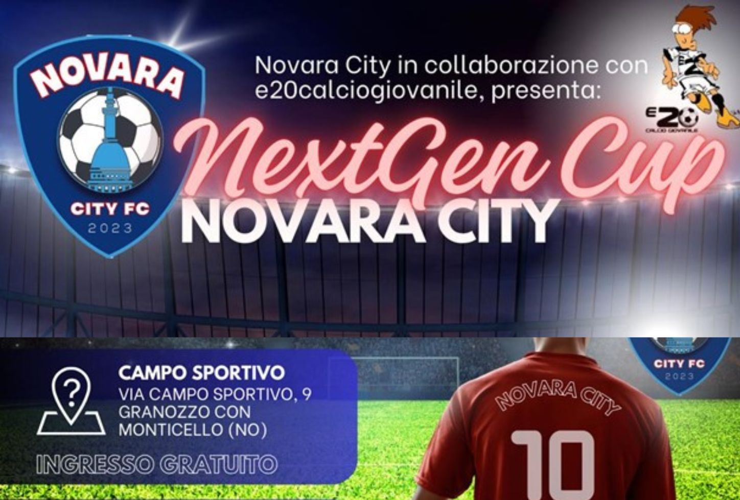 1° EDIZIONE  NEXTGEN CUP NOVARA CITY F.C.