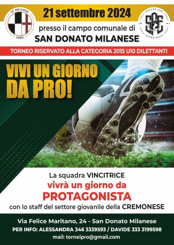 VIVI UN GIORNO DA PRO