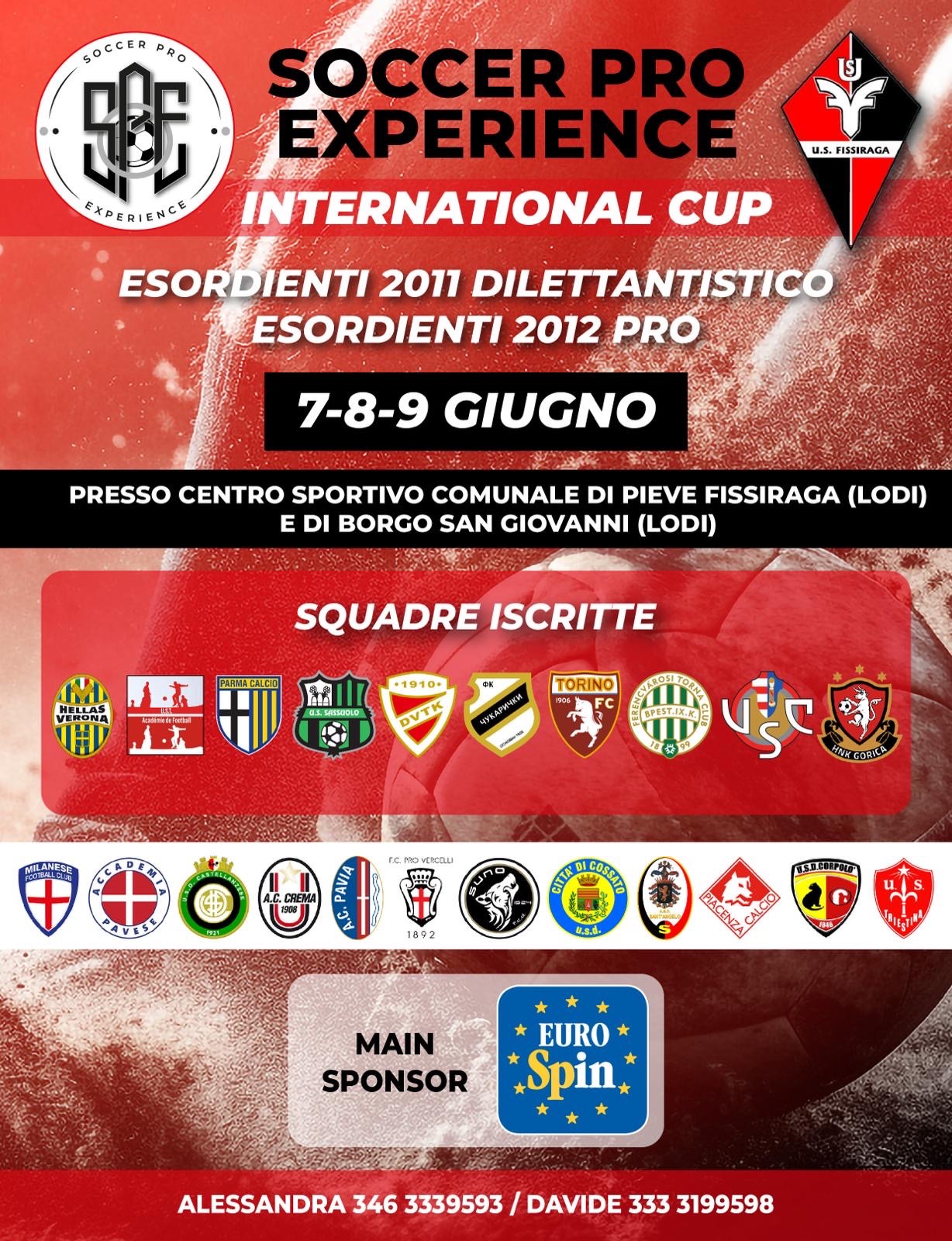 SOCCER PRO EXPERIENCE INTERNATIONAL CUP