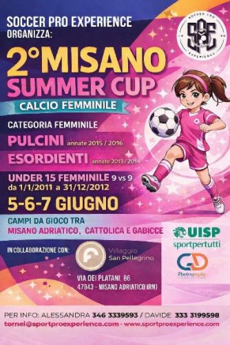 ⚽ 2° Misano Summer Cup – Speciale Calcio Femminile